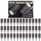 1500 2000 2500 3000 Grit Reusable Sanding Rolls & Sticks Kit for Dremel Rotary Tool with 1/8" Shank, 16Pcs Sanding Drums Accessories Dry/Wet Abrasive Cylinders for Wood/Metal/Jade Polishing