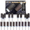 1500 2000 2500 3000 Grit Reusable Sanding Rolls & Sticks Kit for Dremel Rotary Tool with 1/8" Shank, 16Pcs Sanding Drums Accessories Dry/Wet Abrasive Cylinders for Wood/Metal/Jade Polishing