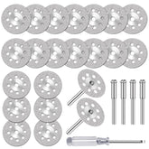 20pcs 545 Diamond Cutting Wheel Cut Off Discs Coated (22mm) for Dremel Rotary Tool
