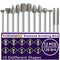 Diamond Grinding Bits Set – 46/120 Grit, 1/8" (3mm) Shank, 5 Options
