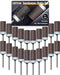 28Pcs Sanding Drums Sandpaper Sticks Set for Dremel Rotary Tool