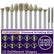 Diamond Grinding Bits Set – 46/120 Grit, 1/8" (3mm) Shank, 5 Options