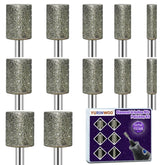 Diamond Grinding & Polishing Kit – 1/8" (3mm) Shank, 3 Set Options